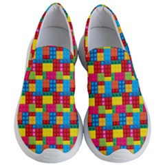 Lego Background Women s Lightweight Slip Ons