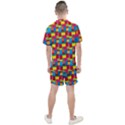 Lego Background Men s Mesh Tee and Shorts Set View2