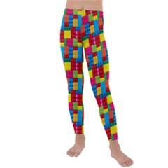 Lego Background Kids  Lightweight Velour Leggings