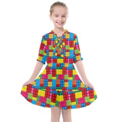 Lego Background Kids  All Frills Chiffon Dress