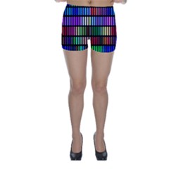 Resolve Art Pattern Skinny Shorts