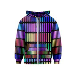 Resolve Art Pattern Kids  Zipper Hoodie by HermanTelo