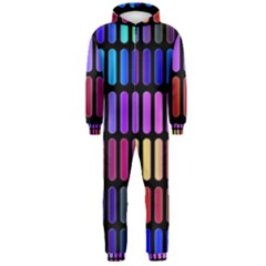 Resolve Art Pattern Hooded Jumpsuit (men) 