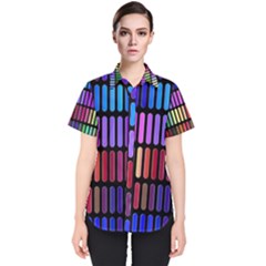 Resolve Art Pattern Women s Short Sleeve Shirt