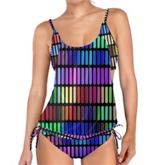 Resolve Art Pattern Tankini Set