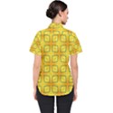 Green Plaid Gold Background Women s Short Sleeve Shirt View2