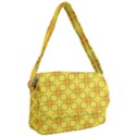 Green Plaid Gold Background Courier Bag View1