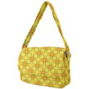 Green Plaid Gold Background Courier Bag View2