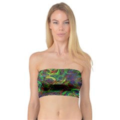 Plasma Shining Lines Light Stripes Bandeau Top