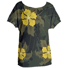 Flower Vector Background Women s Oversized Tee by Pakrebo