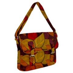 Flower Background Flower Design Buckle Messenger Bag