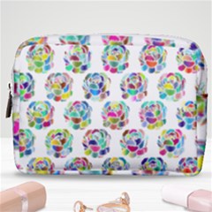 Flowers Floral Pattern Decorative Make Up Pouch (medium) by Pakrebo