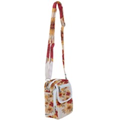 Flower Vector Background Shoulder Strap Belt Bag