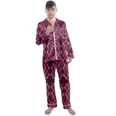 Abstract Pattern Mandala Decorative Men s Satin Pajamas Long Pants Set