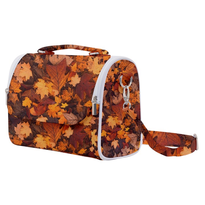 Fall Foliage Autumn Leaves October Satchel Shoulder Bag