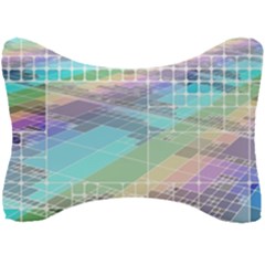 Abstract Lines Perspective Plan Seat Head Rest Cushion