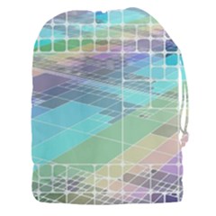 Abstract Lines Perspective Plan Drawstring Pouch (xxxl)