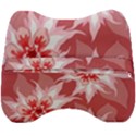 Flower Leaf Nature Flora Floral Velour Head Support Cushion View2