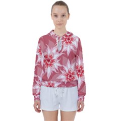 Flower Leaf Nature Flora Floral Women s Tie Up Sweat by Pakrebo