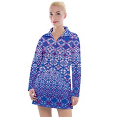 Digital Art Art Artwork Abstract Women s Long Sleeve Casual Dress