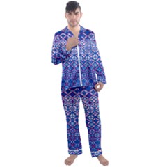 Digital Art Art Artwork Abstract Men s Satin Pajamas Long Pants Set by Pakrebo