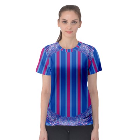 Digital Art Art Artwork Abstract Pattern Women s Sport Mesh Tee by Pakrebo