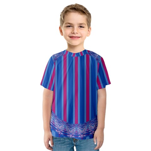 Digital Art Art Artwork Abstract Pattern Kids  Sport Mesh Tee by Pakrebo