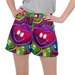 Heart Smile Love Many Friendly Ripstop Shorts