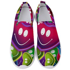 Heart Smile Love Many Friendly Men s Slip On Sneakers by Pakrebo