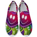 Heart Smile Love Many Friendly Men s Slip On Sneakers View1