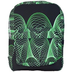 Abstract Desktop Background Green Full Print Backpack by Pakrebo