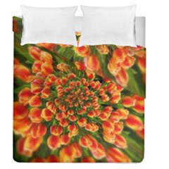 Tulips Arrangement Many Blossom Duvet Cover Double Side (queen Size) by Pakrebo