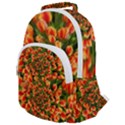 Tulips Arrangement Many Blossom Rounded Multi Pocket Backpack View1