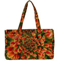 Tulips Arrangement Many Blossom Canvas Work Bag by Pakrebo