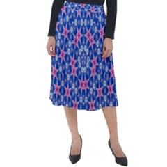 Digital Art Art Artwork Abstract Star Classic Velour Midi Skirt 