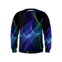 Abstract Desktop Background Kids  Sweatshirt by Pakrebo