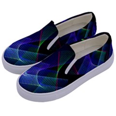 Abstract Desktop Background Kids  Canvas Slip Ons