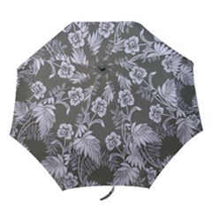 Ornament Flowers Leaf Folding Umbrellas by Pakrebo