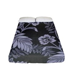 Ornament Flowers Leaf Fitted Sheet (full/ Double Size) by Pakrebo