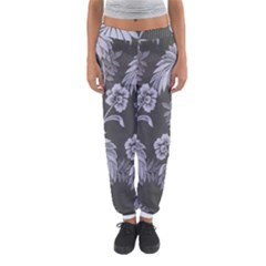 Ornament Flowers Leaf Women s Jogger Sweatpants