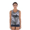 Ornament Flowers Leaf Sport Tank Top  View1