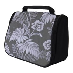 Ornament Flowers Leaf Full Print Travel Pouch (small) by Pakrebo