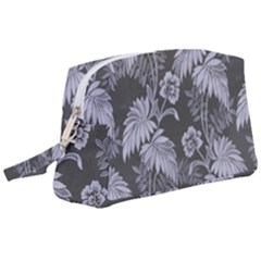 Ornament Flowers Leaf Wristlet Pouch Bag (large) by Pakrebo