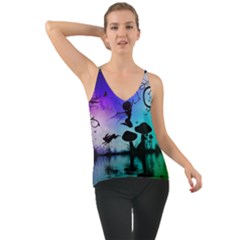 Cute Fairy Dancing In The Night Chiffon Cami by FantasyWorld7