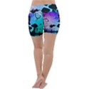 Cute Fairy Dancing In The Night Lightweight Velour Yoga Shorts View4