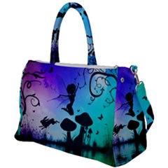 Cute Fairy Dancing In The Night Duffel Travel Bag by FantasyWorld7