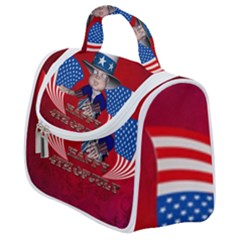 Happy 4th Of July Satchel Handbag