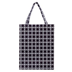 Purple Pattern Texture Classic Tote Bag