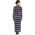 Purple Pattern Texture Turtleneck Maxi Dress View2