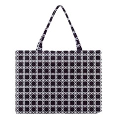 Purple Pattern Texture Medium Tote Bag